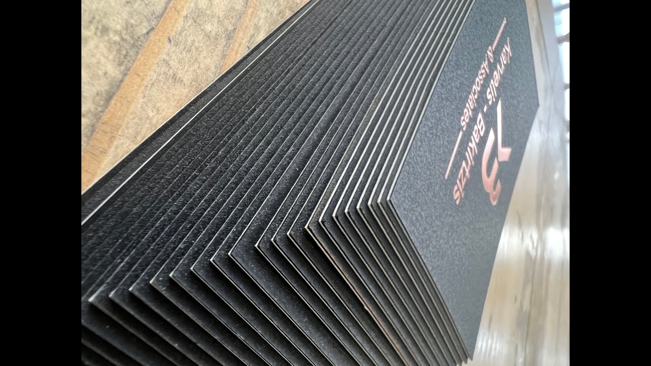 Κάρτες λαμινάρισμα - θερμοτυπία