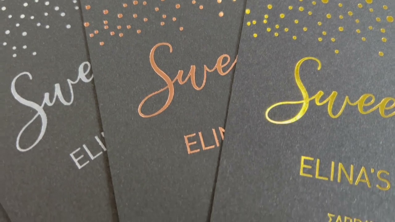 Hot foil colors 1080p30