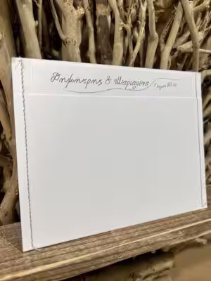 Alternative view of Προσκλητήρια γάμου ΤΣΕΠΗ ΜΕ ΡΑΦΕΣ λ (16.5Χ12.5)