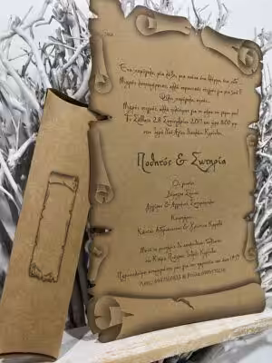 Alternative view of Προσκλητήρια γάμου 2468 / 243 (20χ31)
