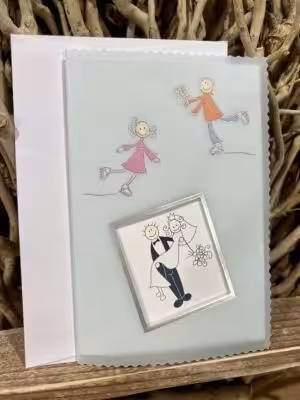 Alternative view of Προσκλητήρια γάμου 2250 / 141 (23χ17)