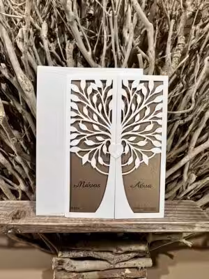 Προσκλητήρια γάμου R4078 / 102 (20χ14)