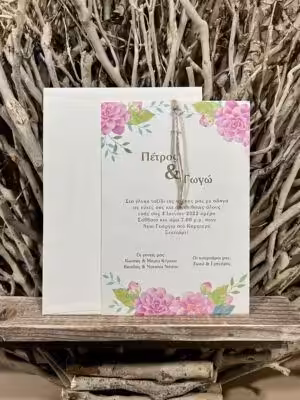 Προσκλητήρια γάμου 5538s / 109 (14x20)
