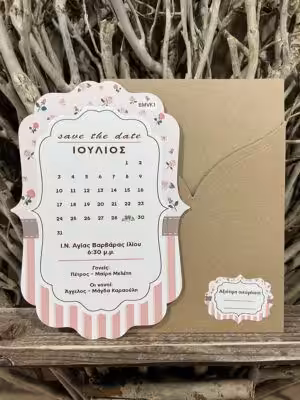 Alternative view of Προσκλητήρια βάπτισης ΒΜVΚ1 (13,5Χ19)