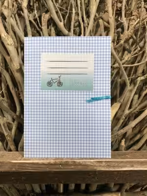 Προσκλητήρια βάπτισης Τετράδιο καρό Α (24,5χ17)