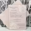 Προσκλητήρια γάμου 70271 / 126 (20χ14)