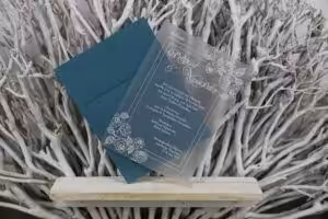 Προσκλητήρια γάμου e1801 pvcM (14.5x20)