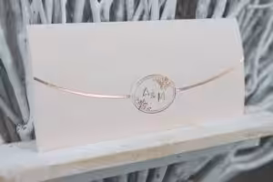 Alternative view of Προσκλητήρια γάμου 70239 / 123 (22,5χ10,5)