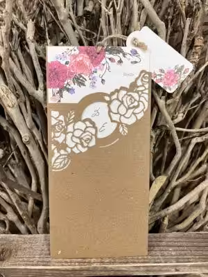 Προσκλητήρια γάμου R6026 / 112 (11χ23)