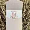 IMG 6573 Προσκλητήρια βάπτισης ΒΚ2201 MONOGRAM GIRL (15Χ21)