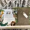 IMG 7407 1 Προσκλητήρια βάπτισης ΒΚ51 JUNGLE (17,5Χ17,5)