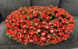 Μπομπονιέρες Γάμου ΘZ54 Κόκκινο