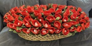 Alternative view of Μπομπονιέρες Γάμου ΘZ54 Κόκκινο